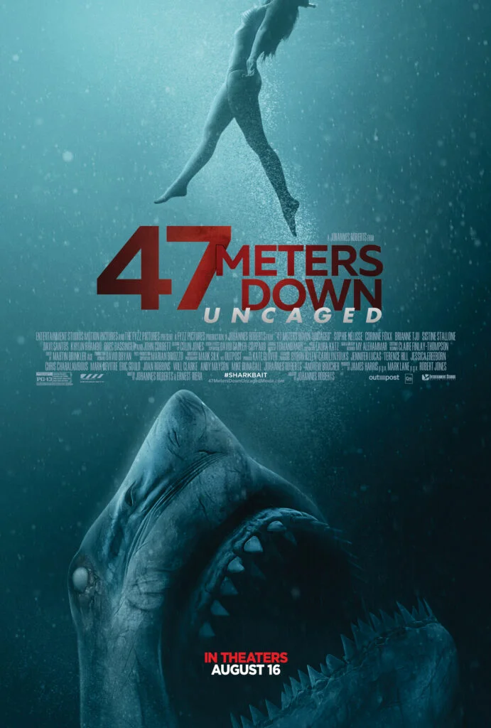 Scuba Diving Movies Poster - 47 Meters Down Uncaged