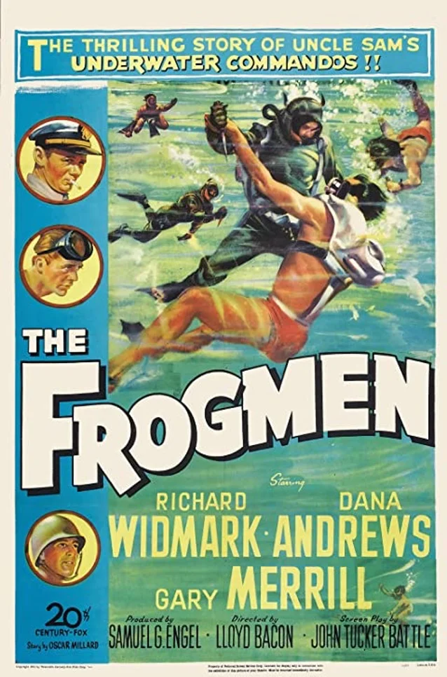 Scuba Diving Movies Poster - Frogmen