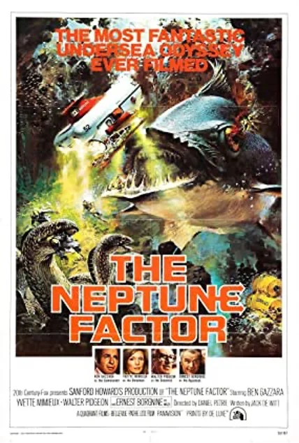 Scuba Diving Movies Poster - The Neptune Factor